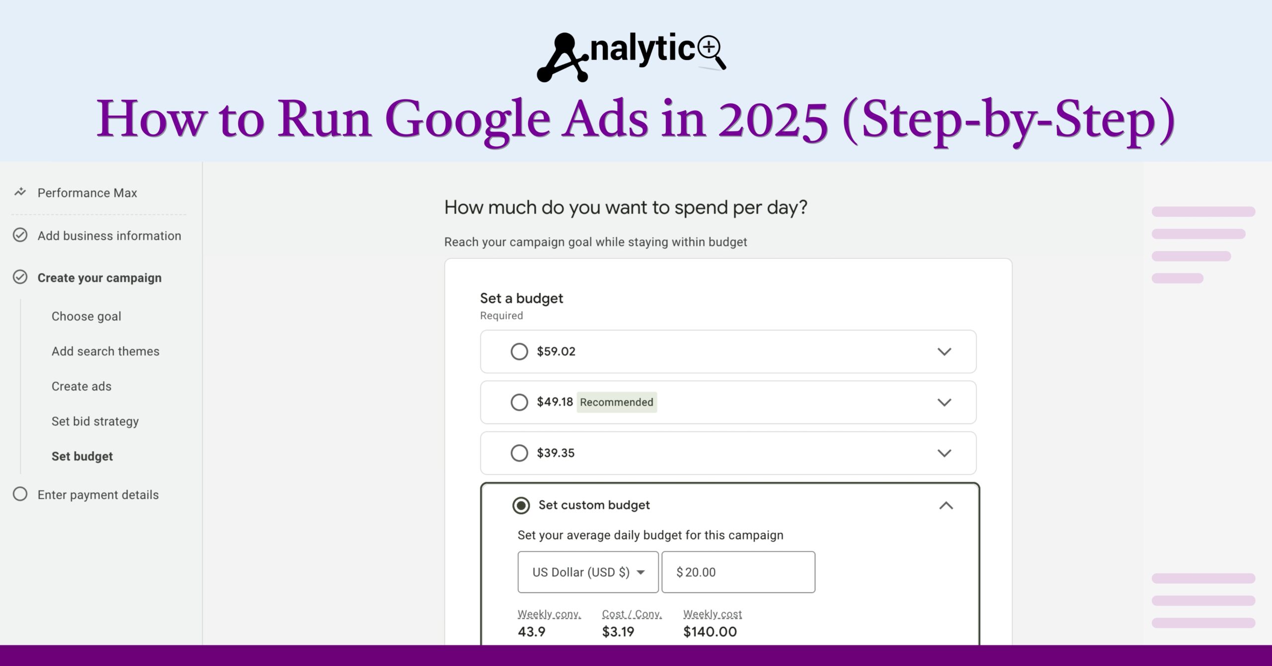 Run Google Ads